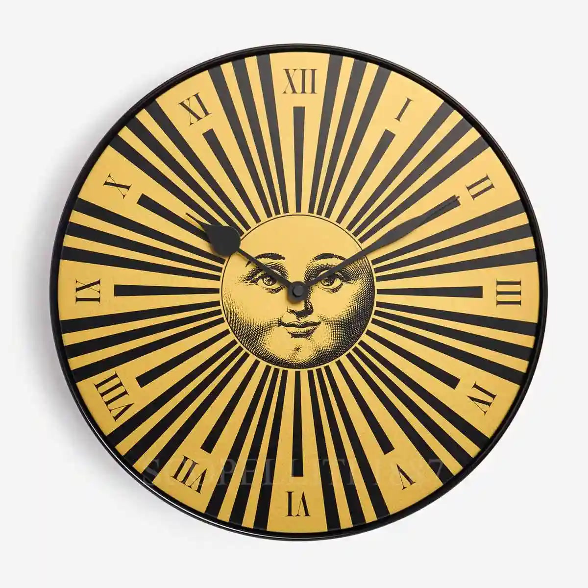 Fornasetti Fornasetti Wall Clock Sole Raggiante Gold 1