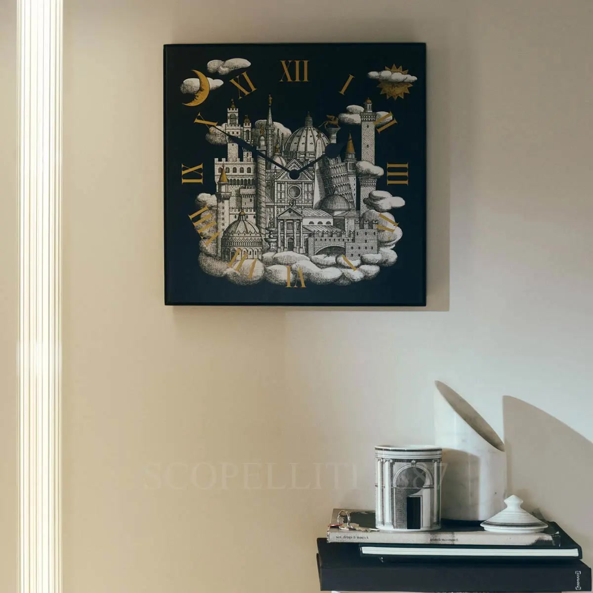 Fornasetti Fornasetti Wall Clock Italia Che Vola 3