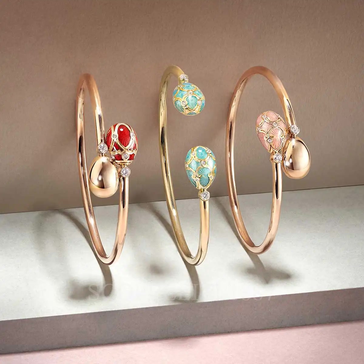 Fabergé Fabergé Heritage Turquoise Enamel Open Bracelet 3