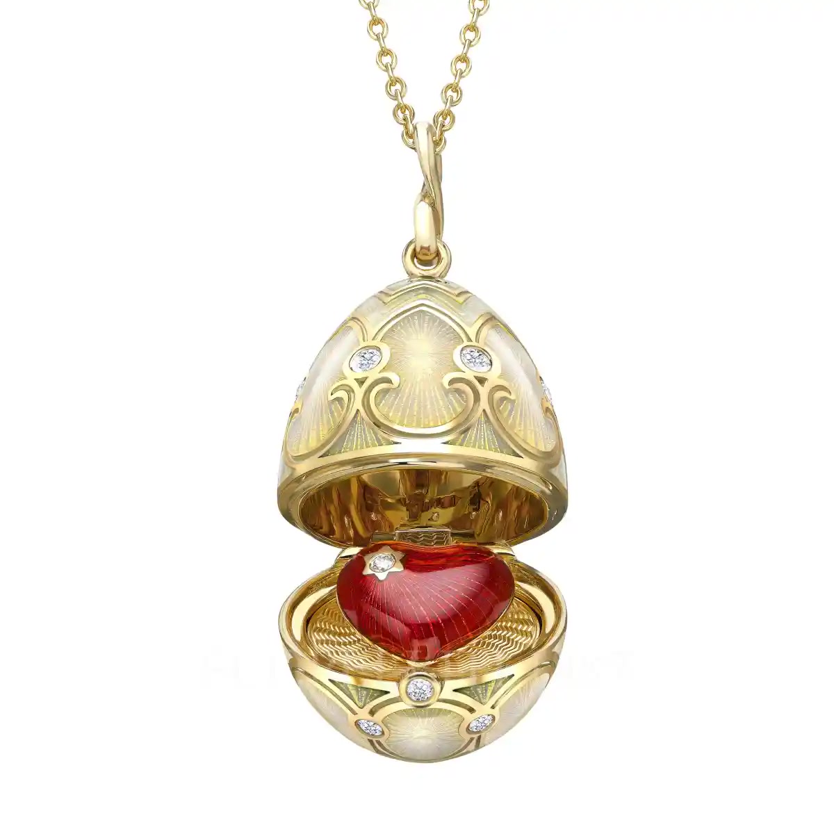 Fabergé Fabergé Heritage Heart Surprise Egg Pendant Gold 1
