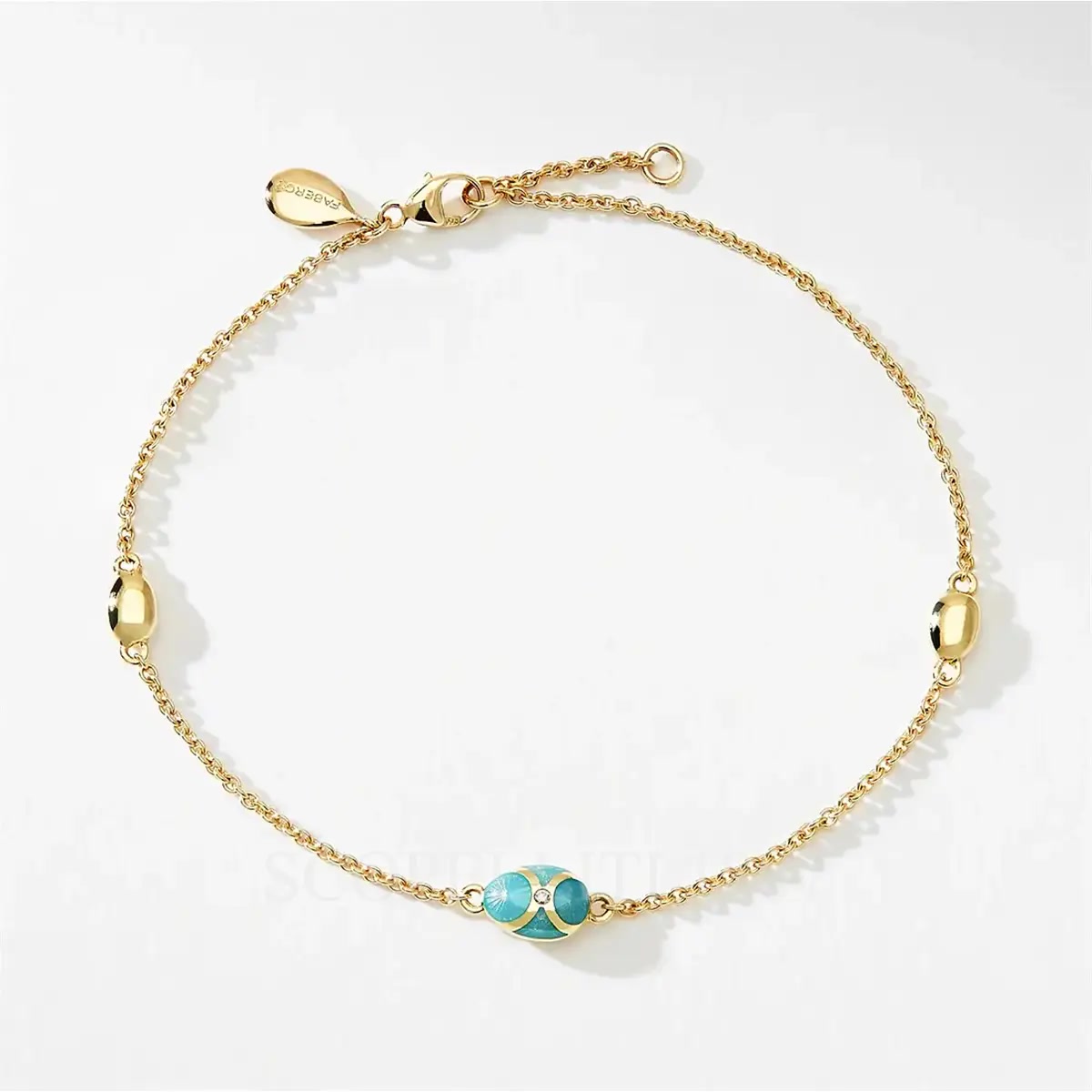 Fabergé Fabergé Heritage Turquoise Enamel Chain Bracelet 2