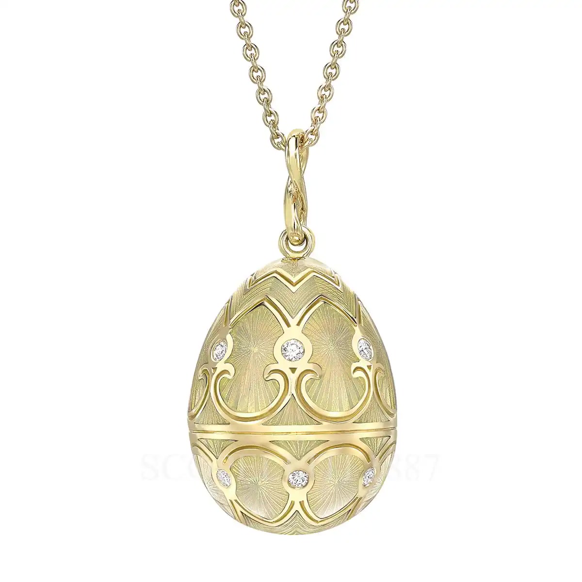 Fabergé Fabergé Heritage Egg Pendant Gold 1
