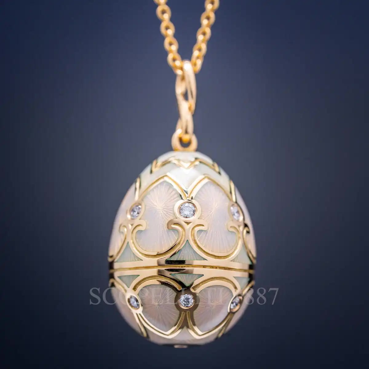 Fabergé Fabergé Heritage Egg Pendant Gold 3