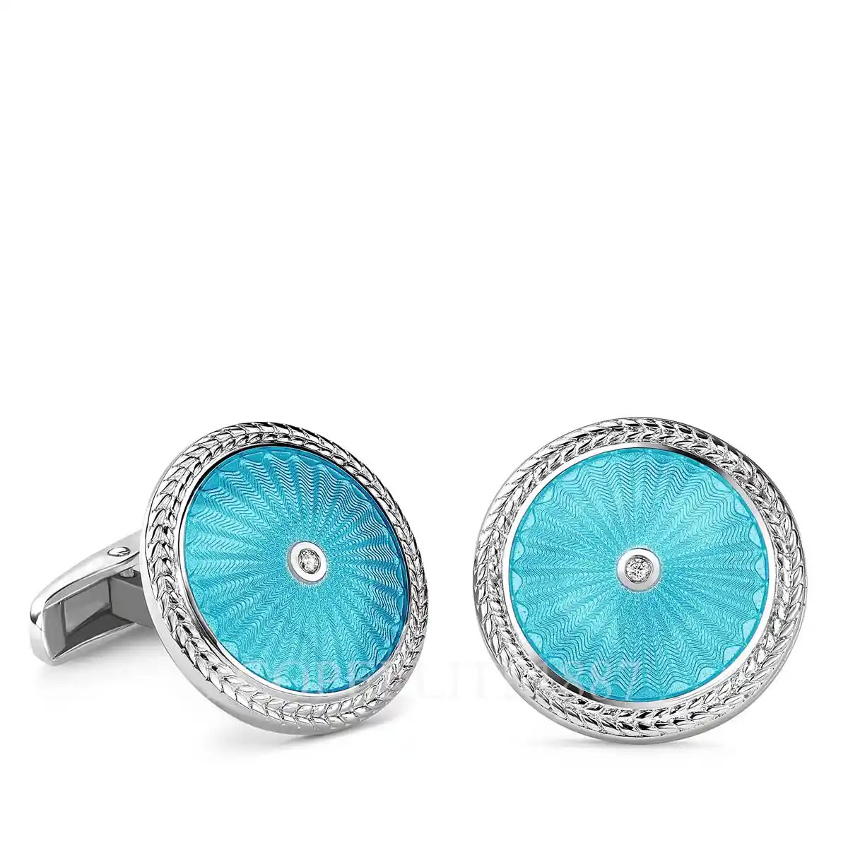 Fabergé Fabergé Turquoise Sterling Silver Cufflinks 1