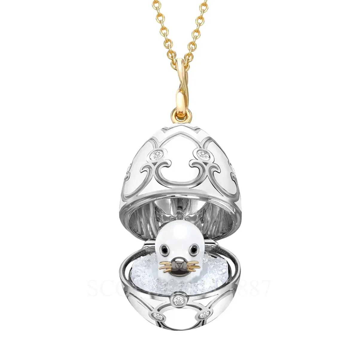 Fabergé Fabergé Heritage Seal Pup Surprise Egg Pendant 1