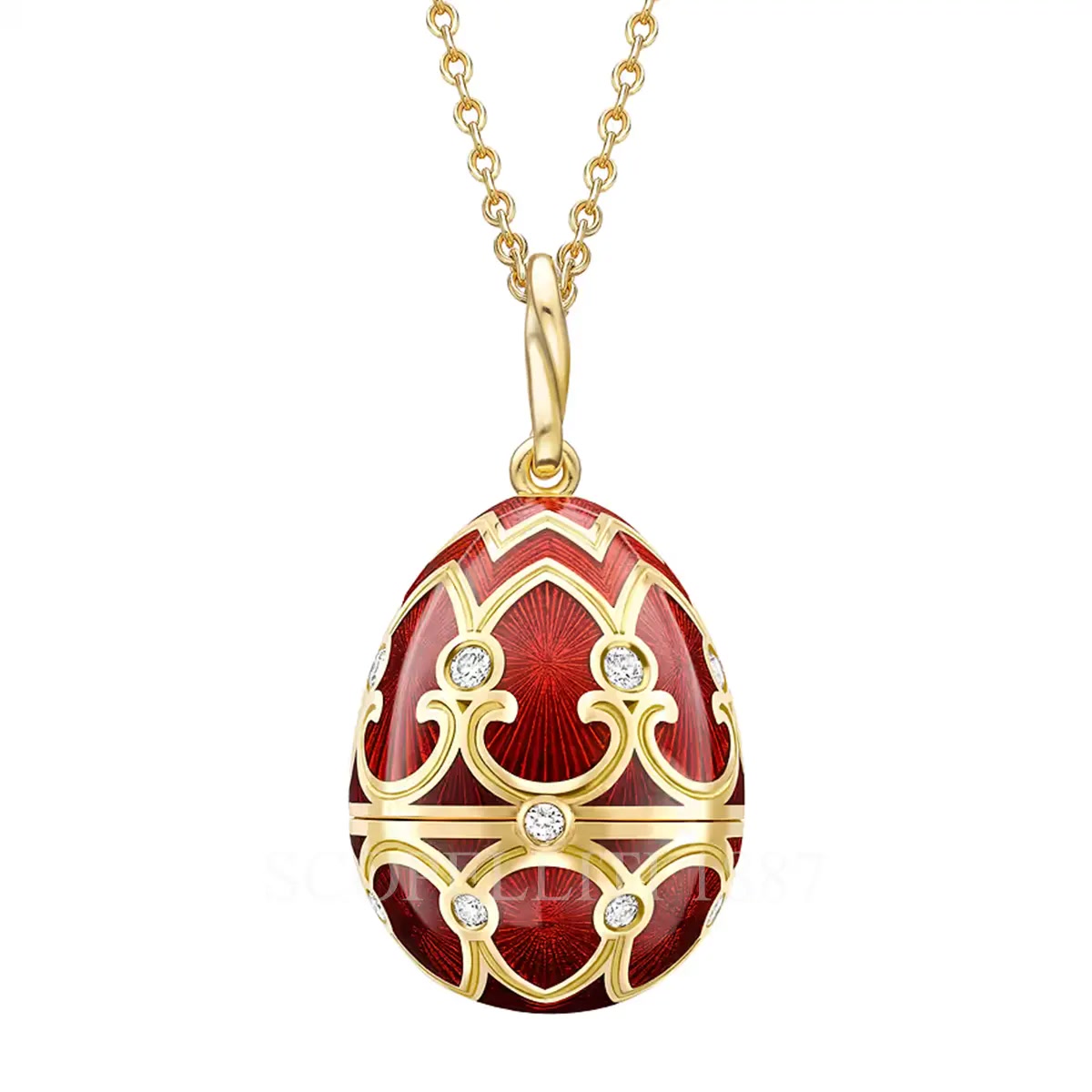 Fabergé Fabergé Heritage Strawberry Surprise Egg Pendant 2
