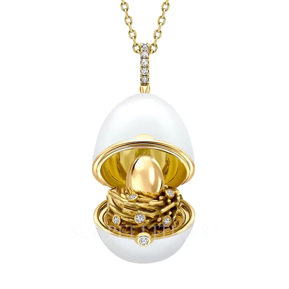 Fabergé Fabergé No.1 Enamel Surprise Egg Pendant 1