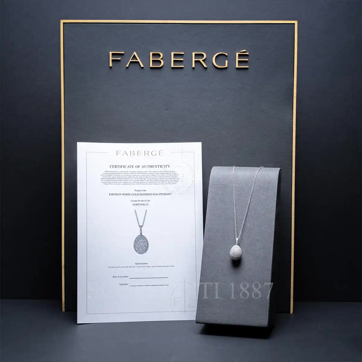 Fabergé Fabergé Emotion Diamond Egg Pendant 2