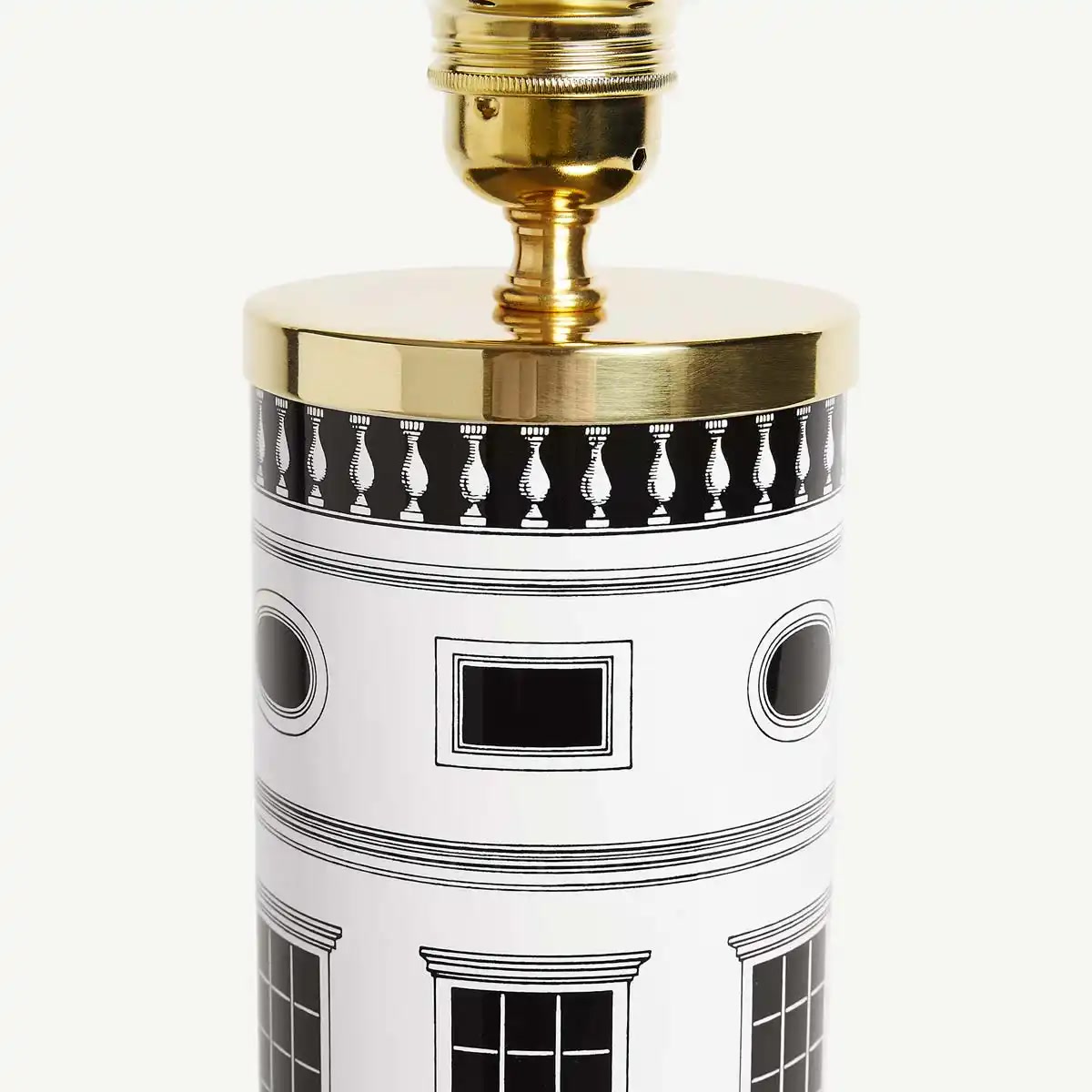 Fornasetti Fornasetti Table Lamp Architettura with Lampshade 3