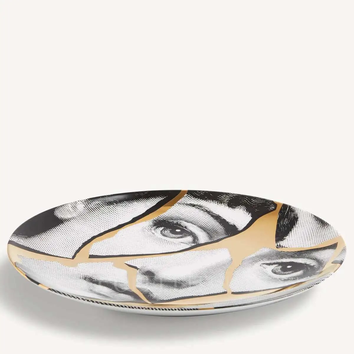 Fornasetti Fornasetti Plate Tema e Variazioni n.2 Gold 2
