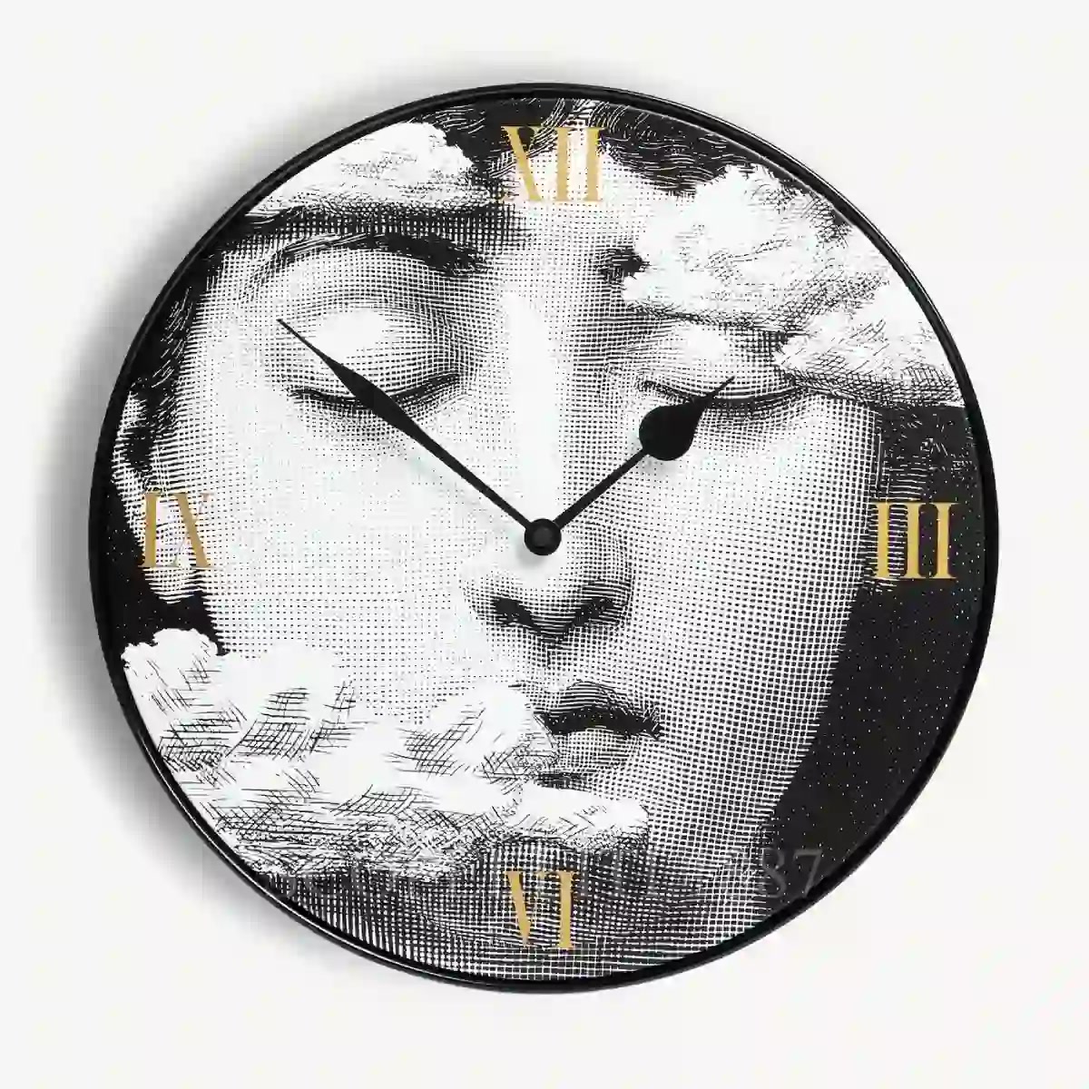 Fornasetti Fornasetti Wall Clock Tra Le Nuvole 1