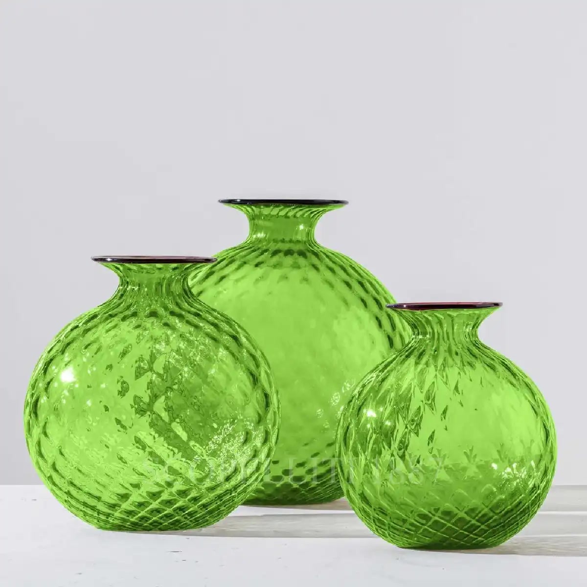 Venini Venini Monofiore Balloton Vase Large Grass Green 2