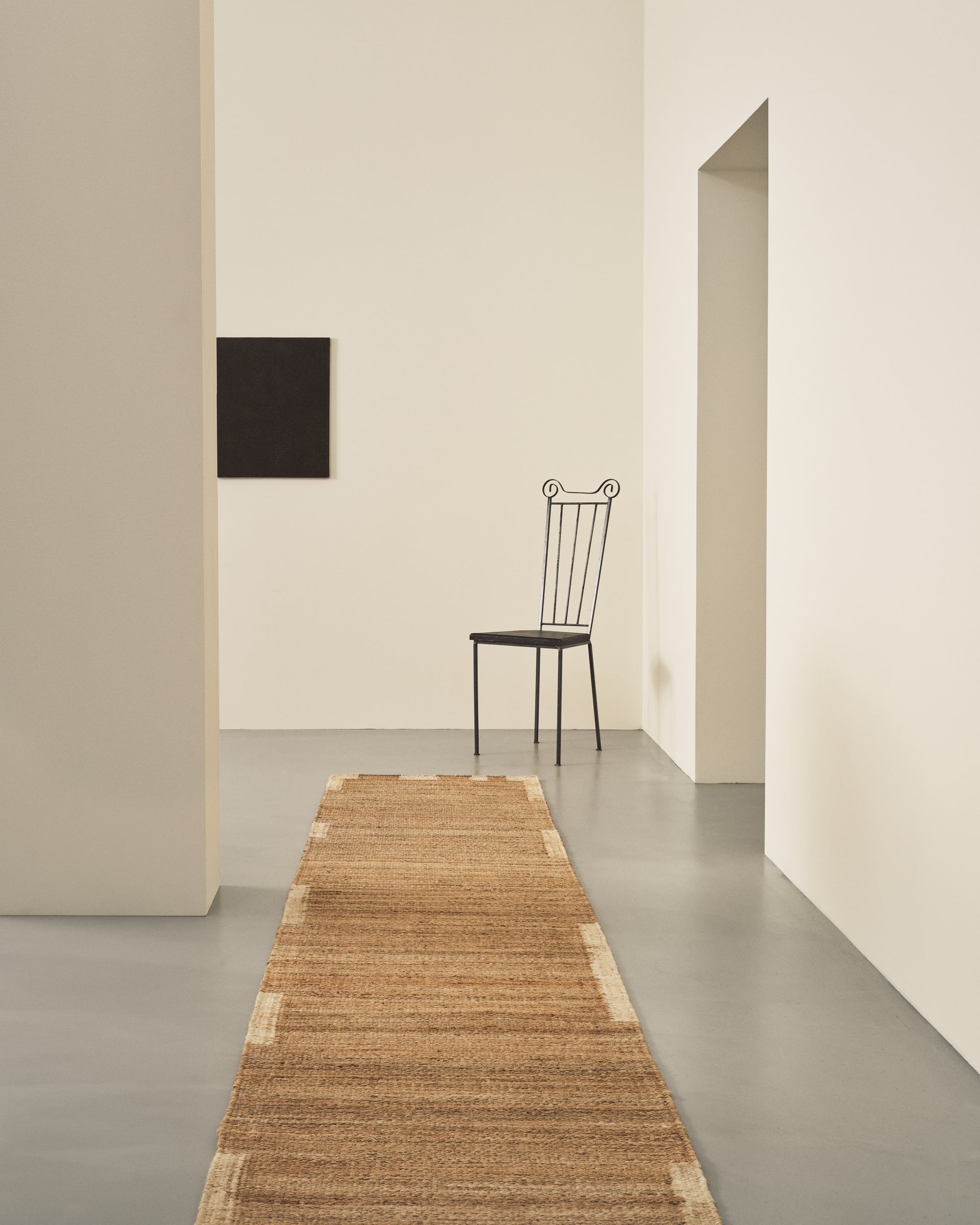 Nordic Knots Jute Edge Runner – Cream 2