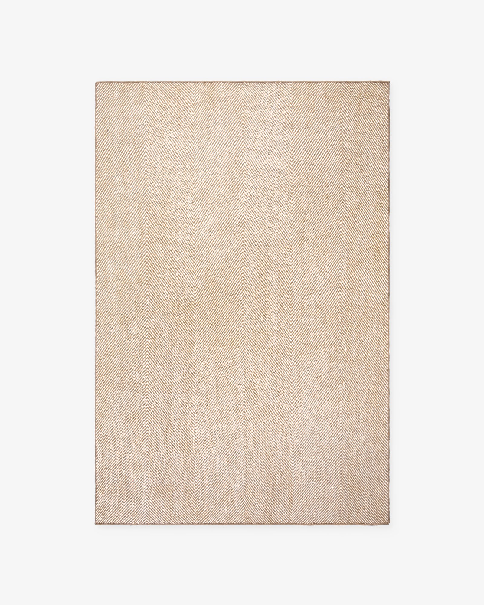 Nordic Knots Jute Herringbone – Natural/Cream 1