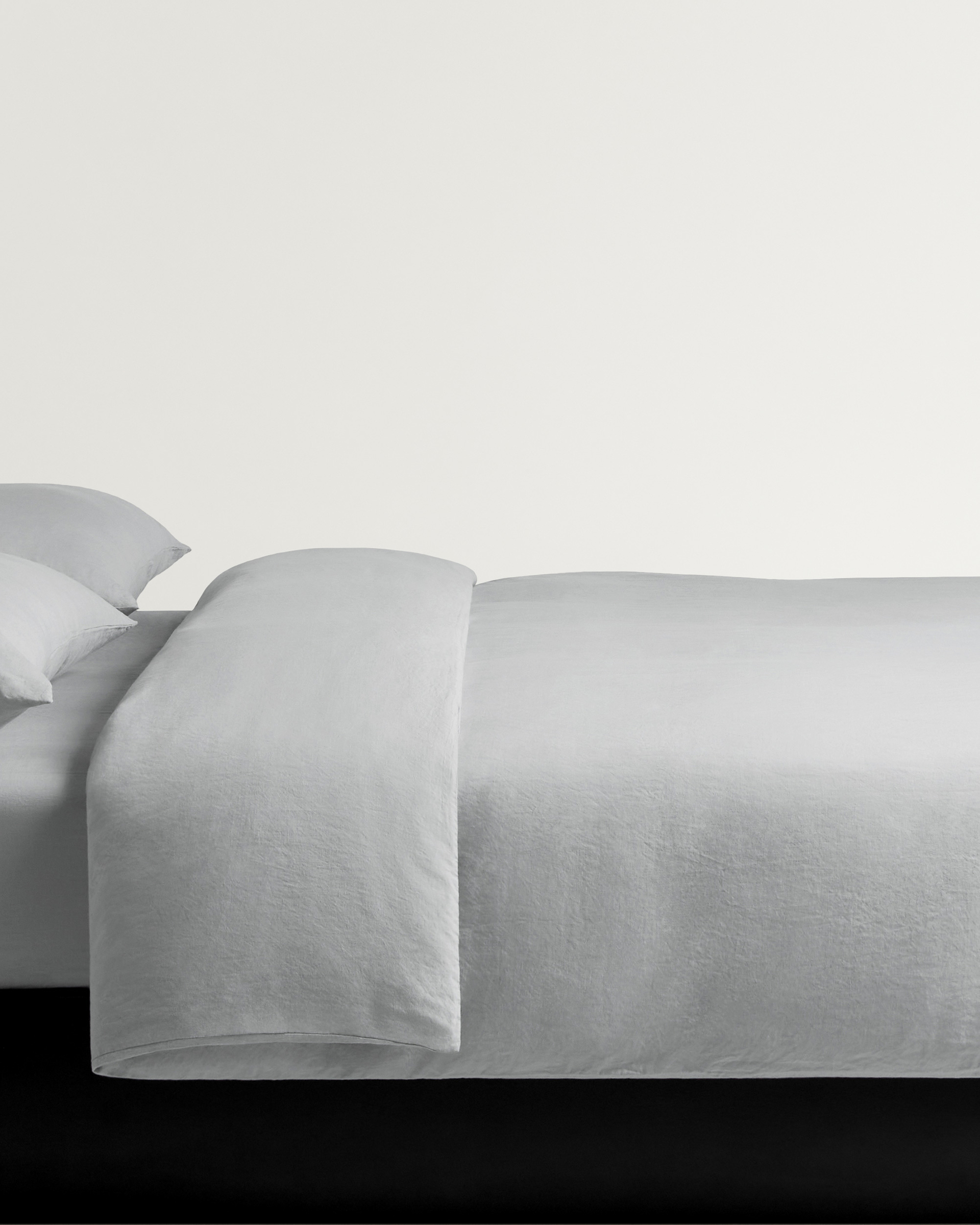Nordic Knots Linen Blend Duvet Cover – Mist 1