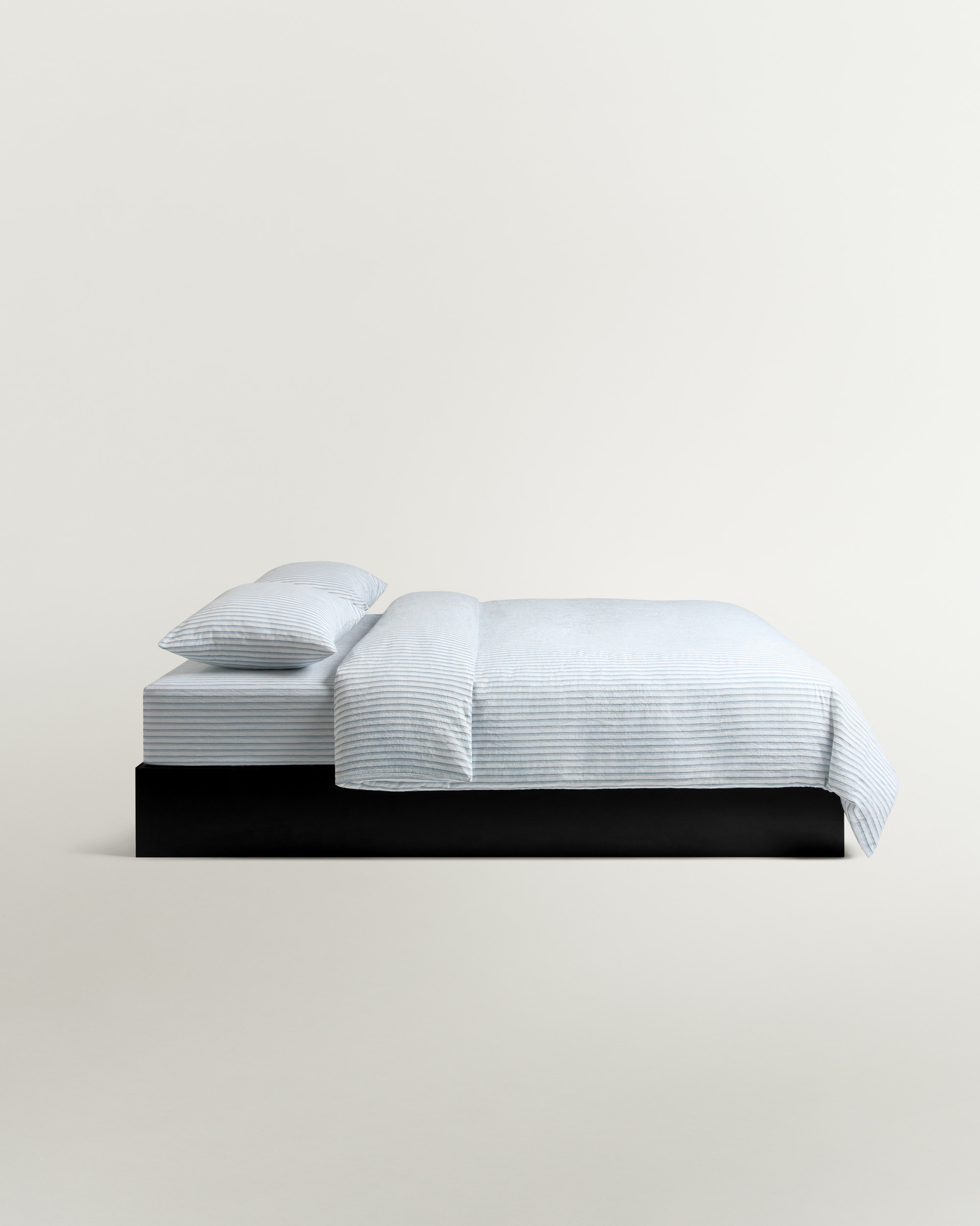 Nordic Knots Linen Blend Duvet Cover Set (3 pcs) – Stripes 2