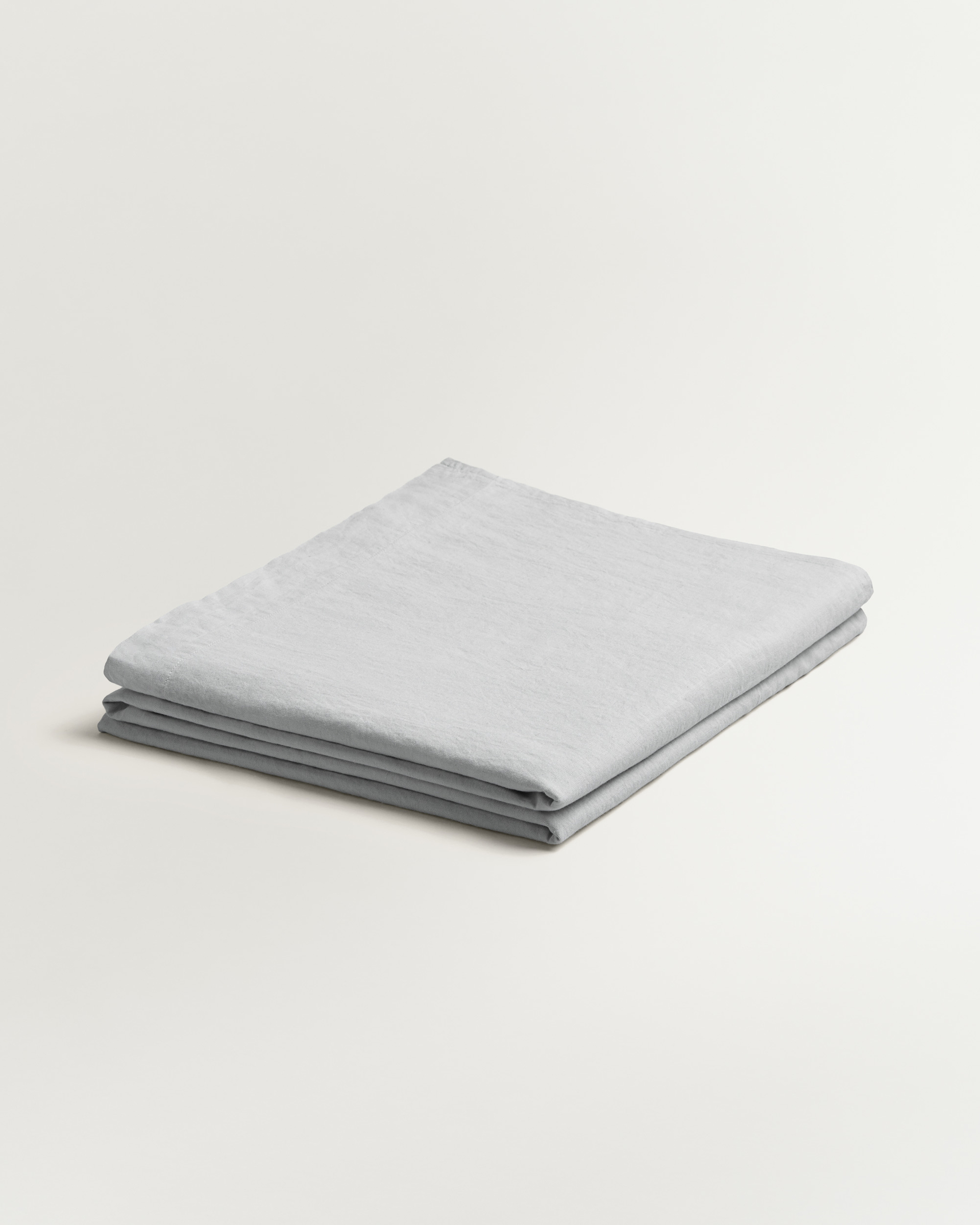Nordic Knots Linen Blend Flat Sheet – Mist 1