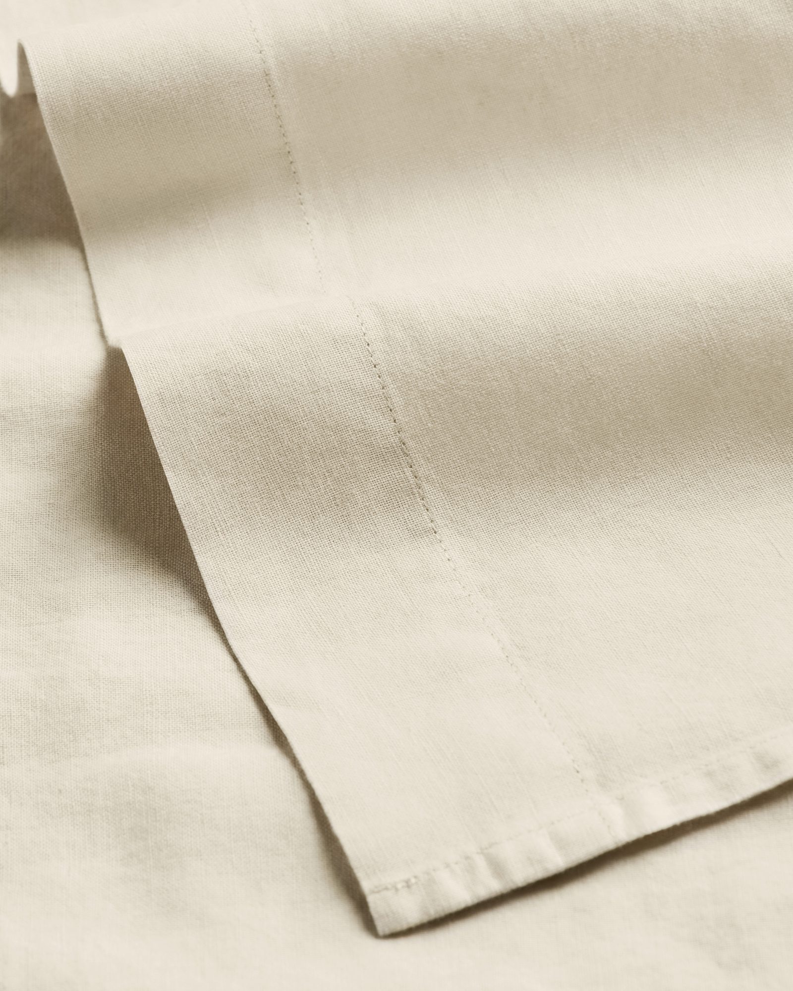 Nordic Knots Linen Blend Flat Sheet – Pale Sand 2