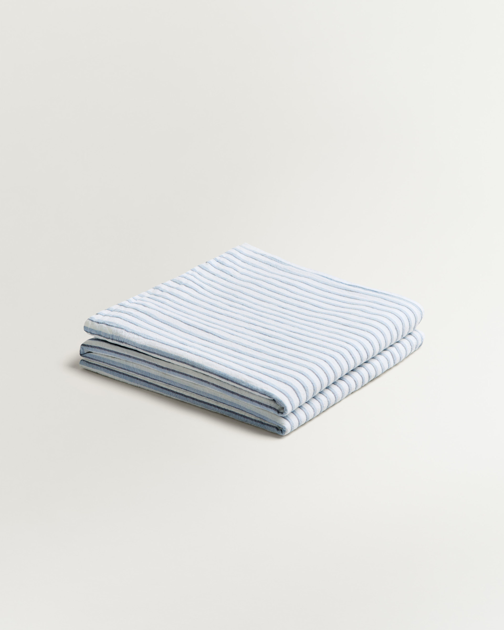 Nordic Knots Linen Blend Flat Sheet – Stripes 1