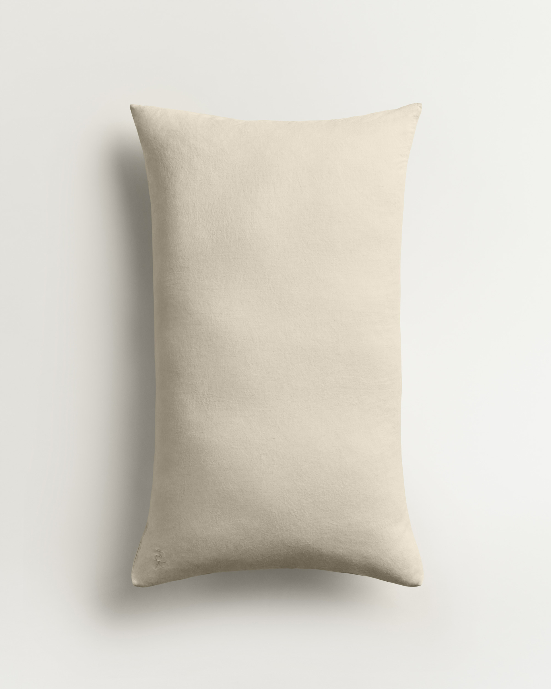 Nordic Knots Linen Blend Pillow Case (Set of 2) – Pale Sand 1