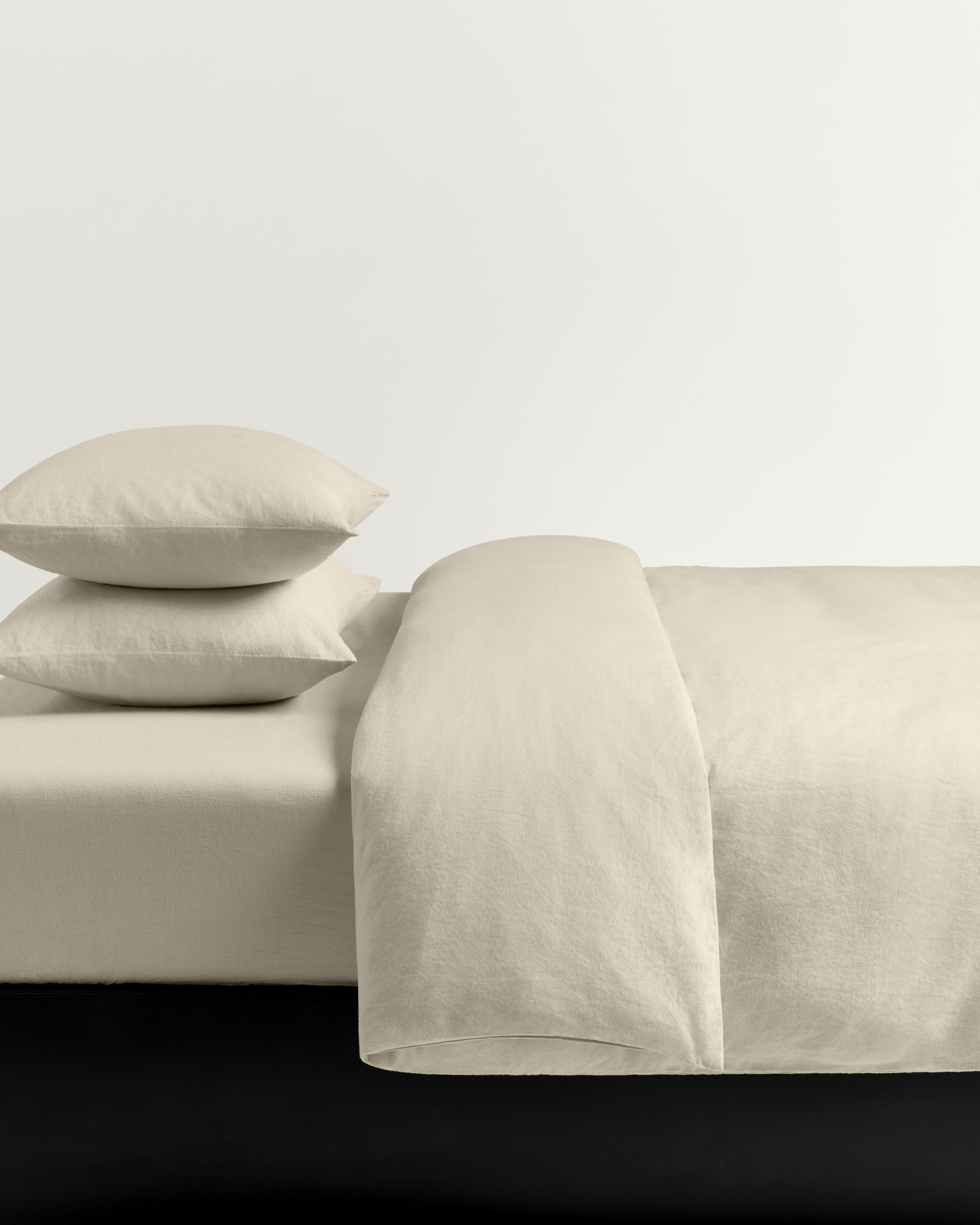 Nordic Knots Linen Blend Pillow Case (Set of 2) – Pale Sand 2