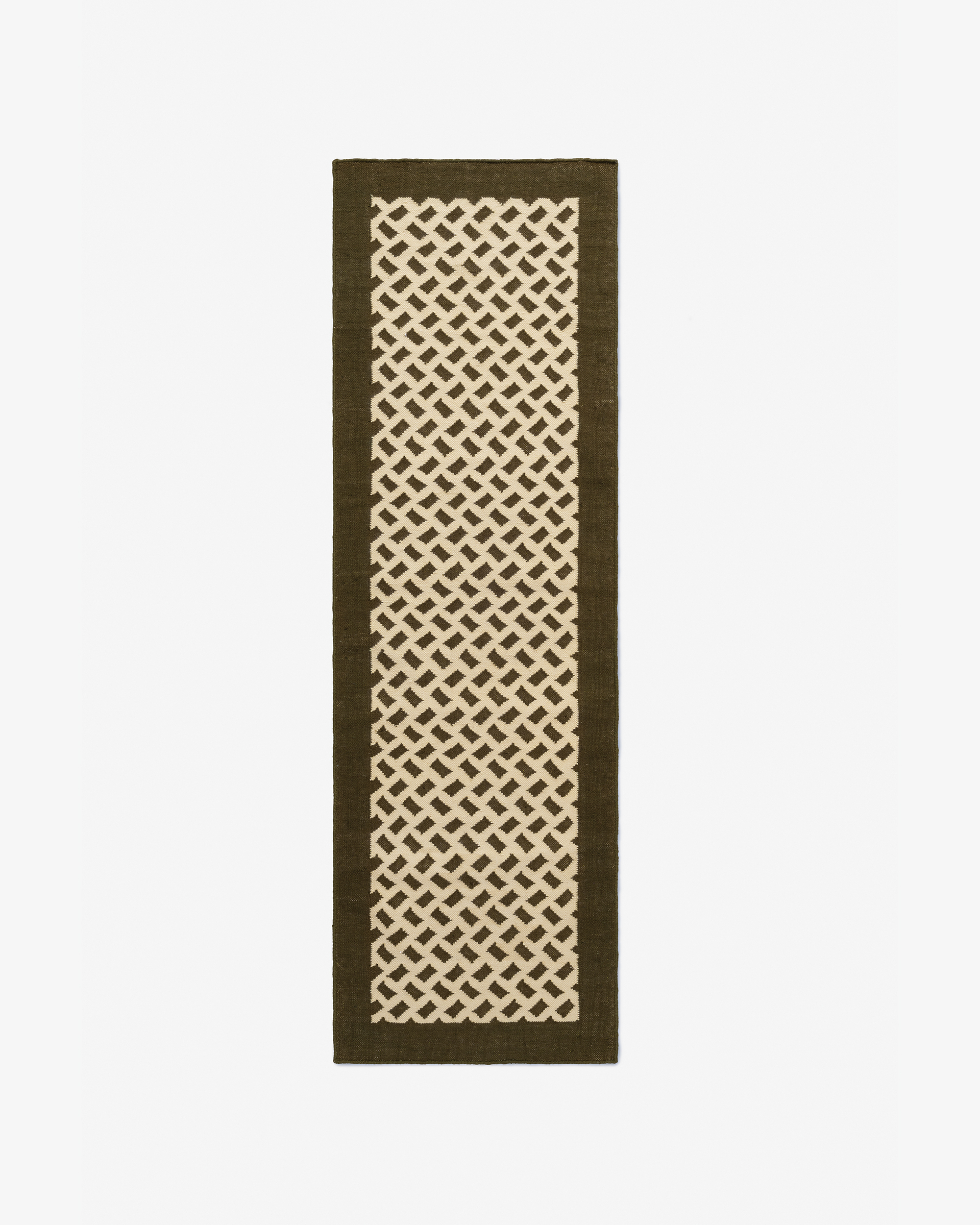 Nordic Knots Orleans Runner – Beige/Green 1