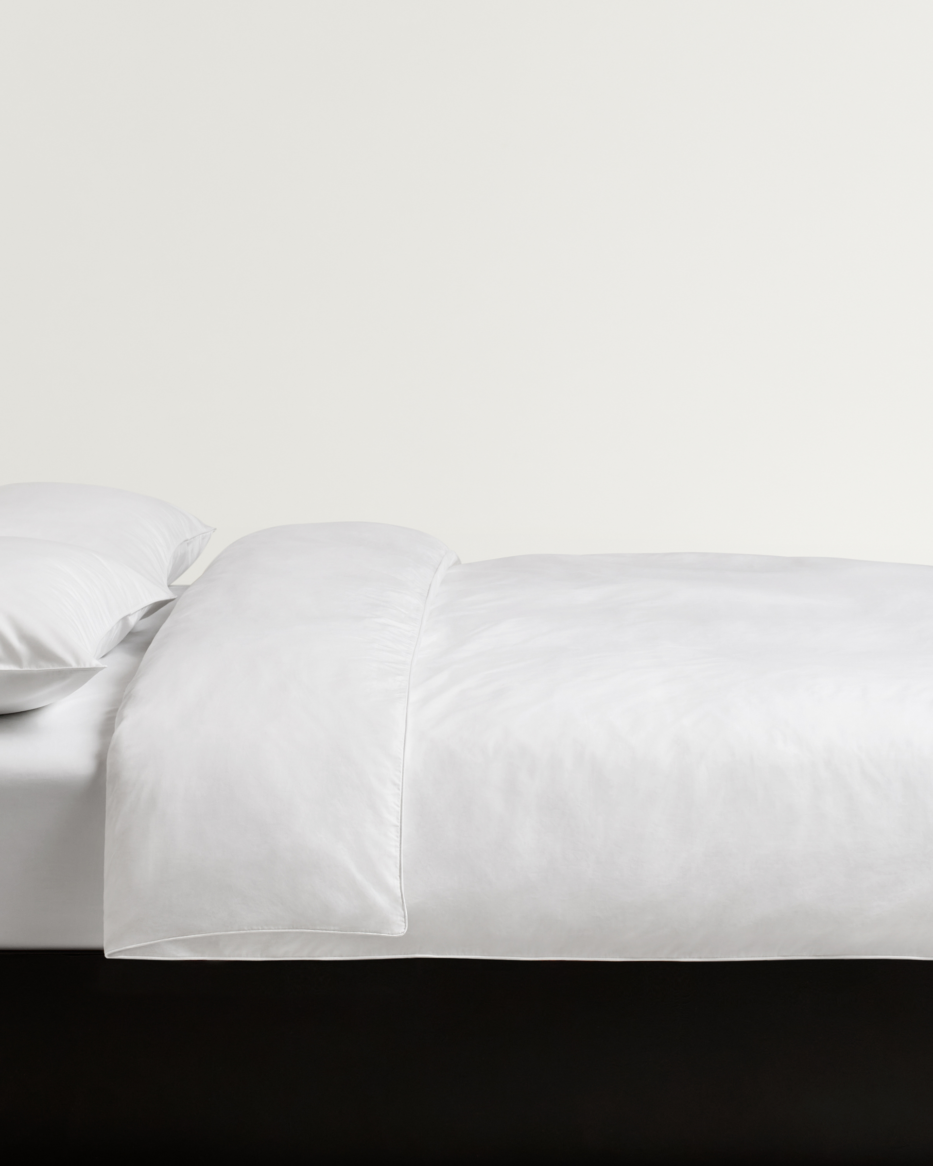 Nordic Knots Percale Duvet Cover – Crisp White/White 1