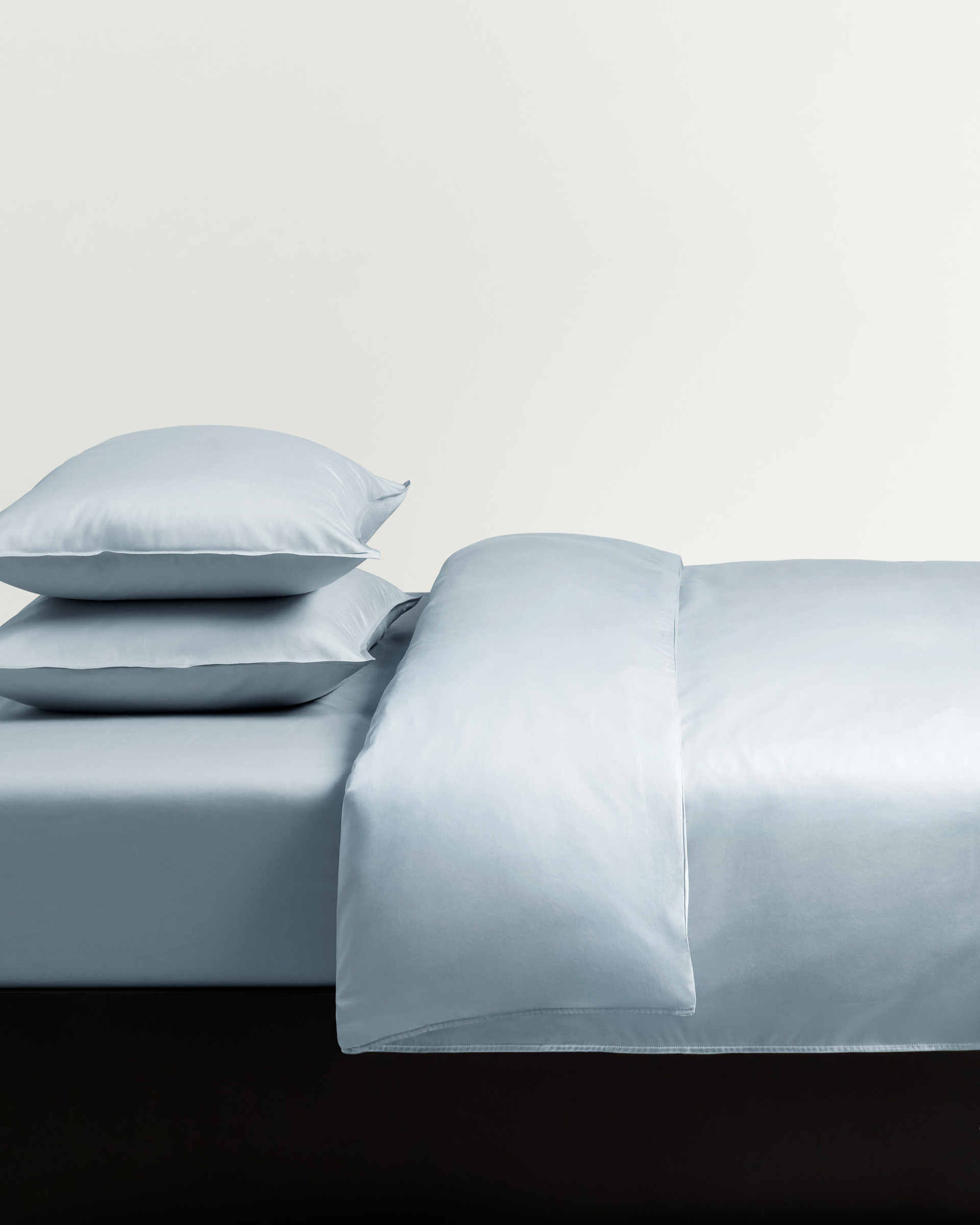 Nordic Knots Sateen Duvet Cover Set (3 pcs) – Shirt Blue 1