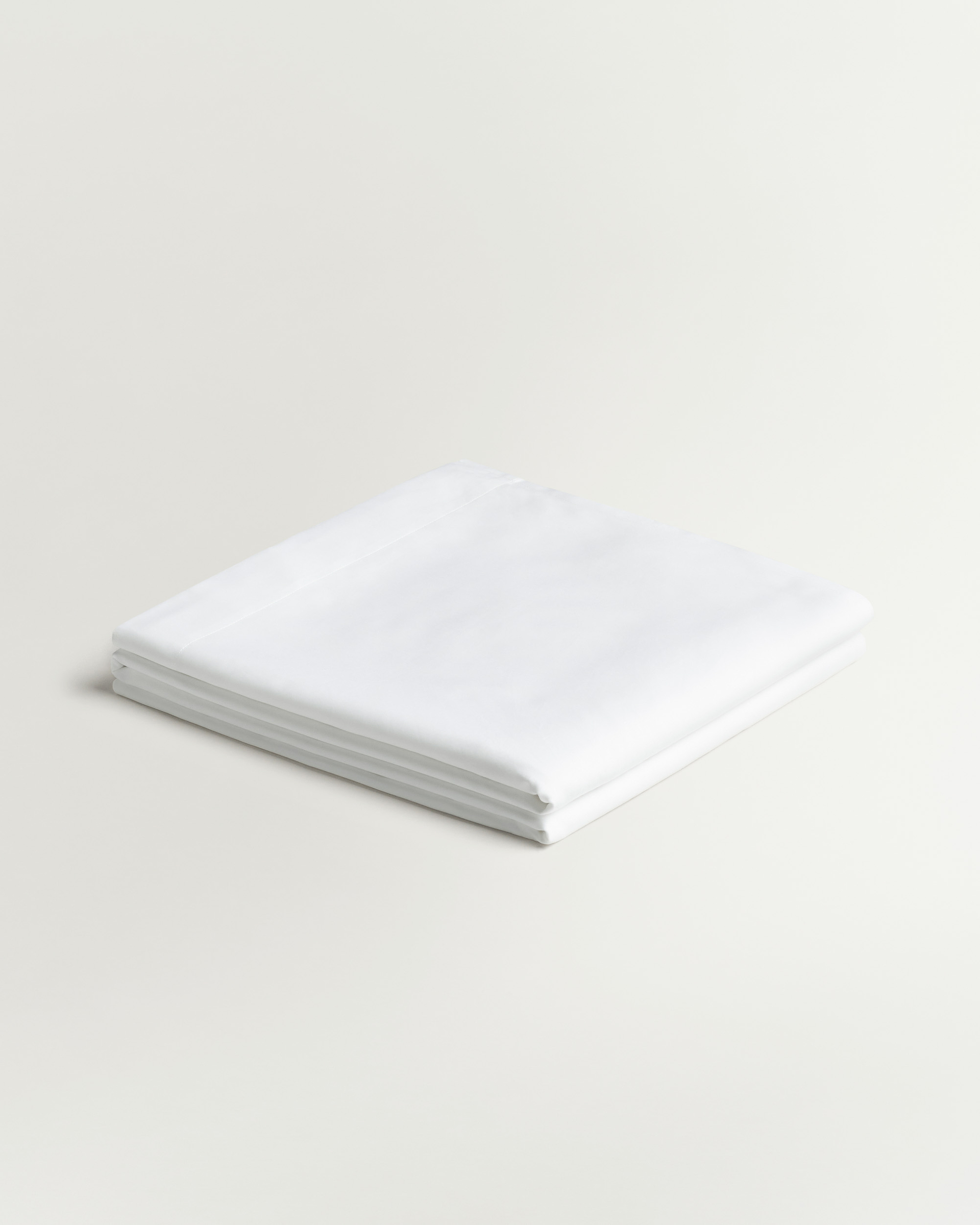 Nordic Knots Sateen Flat Sheet – Crisp White 1
