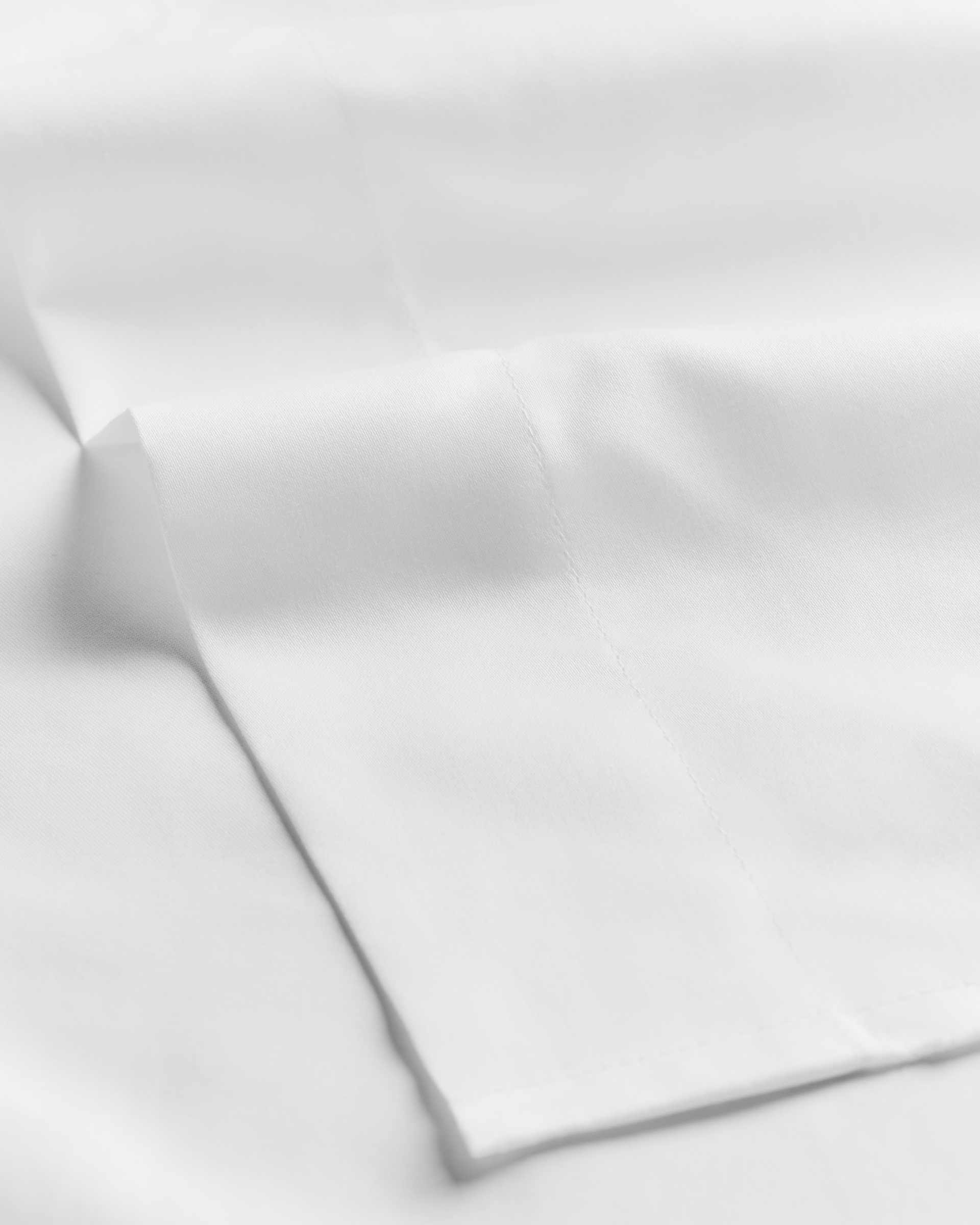 Nordic Knots Sateen Flat Sheet – Crisp White 2
