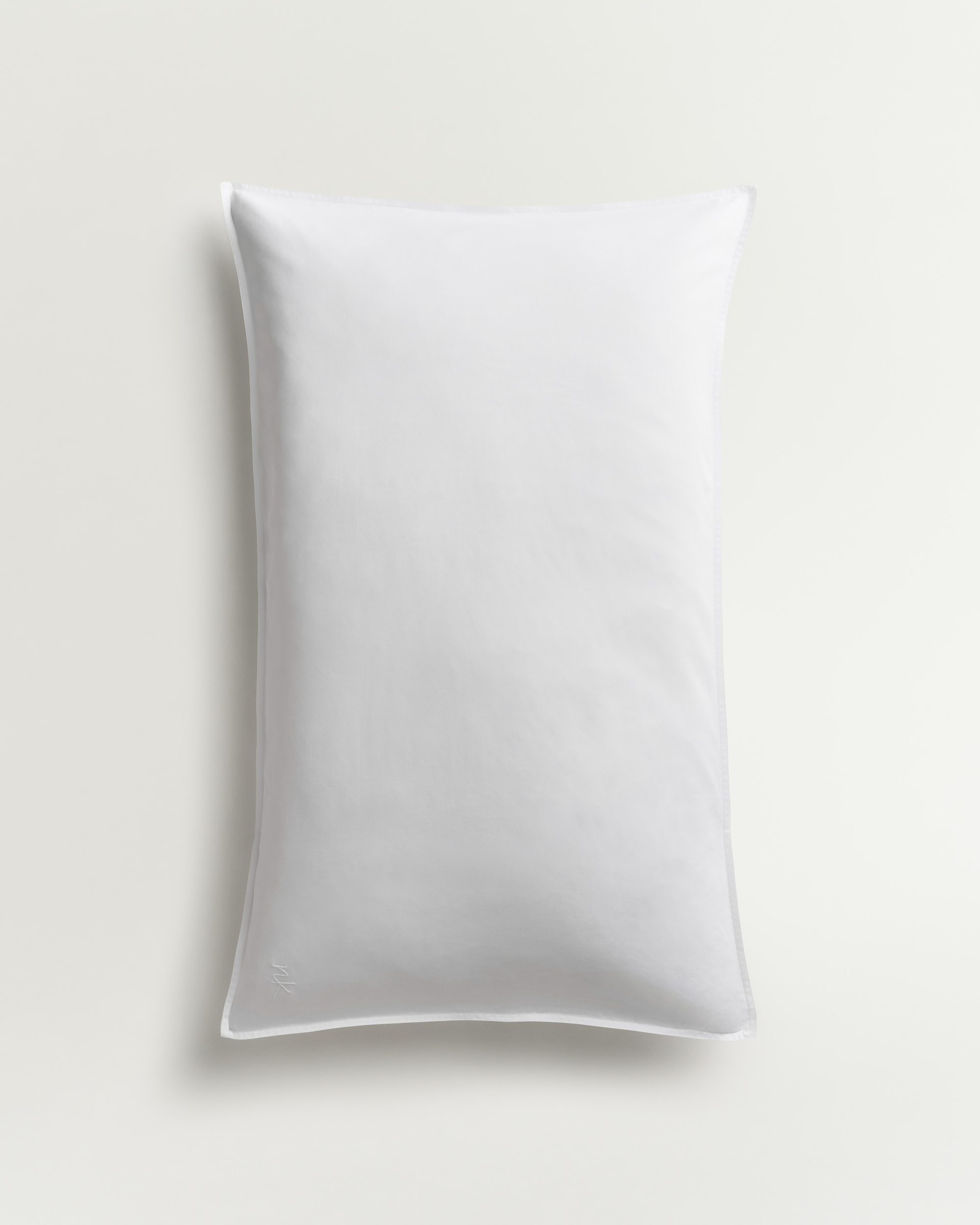 Nordic Knots Sateen Pillow Case (Set of 2) – Crisp White 1
